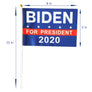 Joe Biden President for 2020 Hand Flag 8" X 5" Democratic Election Campaign Logo