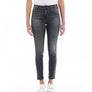 Gray Cotton Jeans & Pant