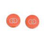 Orange and Gold Designer Flat Studs