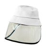Protective Anti Spit Dust Fishing Bucket Saliva Kid Children UV Shield Hat Cap