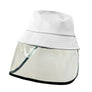 Detachable Protective UV Shield Anti Spit Dust Fishing Bucket Kid Child Hat Cap