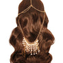 Gold and Cream Pearl Head Chain