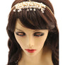 Gold and Cream Pearl Head Chain