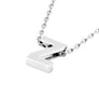 Girl Silver DIY Capital Letter Name Alphabet Initial Link Chain Pendant Necklace