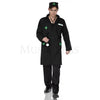 Green Leaf Doctor 3 Pc Halloween Cosplay Black Men's Costume Set Size M/L