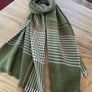HOUNDSTOOTH PLAID SCARF