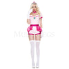 Pink Princess 4 Pc Romper Women’s Halloween Cosplay Costume Set Size XS