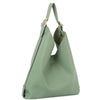 DIONA J SMOOTH SHOULDER HOBO BAG ONE SIZE COLOR SAGE