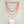 Pink Yarn Tassel Necklace Set
