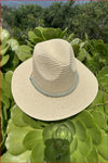 MULTI COLOR BRAIDED BAND PANAMA HAT