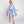 DIONA J HAND DRAWN TROPICAL LEAVES KIMONO ONE SIZE COLOR PURPLE