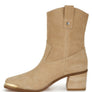 Emberly Suede Square Toe Ankle Boots