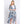 DIONA J BOHO PRINT KIMONO COVER UP ONE SIZE COLOR BLUE