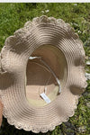 KIDS STRAW BUCKET SUN HAT