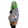 Haunting Phantom 5 Pc Black White Striped Cosplay Costume Set Women's Size S/M