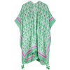 DIONA J TILE PRINT KIMONO ONE SIZE COLOR GREEN
