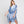 DIONA J TIE DYE PRINT KIMONO CARDIGAN ONE SIZE COLOR BLUE