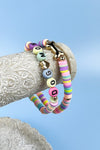 DOG MOM REUBBER BEADS BRACELET SET