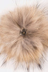 Raccoon Fur Pineapple Knit Beanies