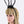 Black Net Bunny Headband Easter Rabbit Ears Hair Hoop Easter Masquerade Headwear Rabbit Lace Hairband