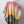 Colorblock & Stripe Ruana With Fringed Edges