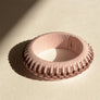 Braided Bamboo Fabric Bangle - Natural Style