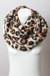 Basic Leopard Print Infinity Scarf