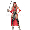 Ancient Warrior 6 Pc Lace-Up Detail Dress Halloween Costume Set Women's Size XL