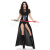 Stars Soldier 2 Pc Sheer insets Women’s Halloween Cosplay Costume Set Sz S/M