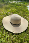 Floppy Straw Sun Hat WIth Strap