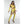 Kill Ninja 3 Pc Yellow Women's Halloween Cosplay Western Costume Set Size XL