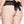 Plus size lace back bow crotchless panty