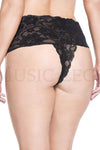 Plus size thick lace band panty