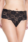 Plus size thick lace band panty