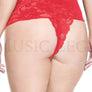 Plus size thick lace band panty