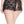 Plus size open crotch lace boxer panty with front bow accents