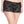 Plus size open crotch lace boxer panty with front bow accents