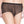 Plus size mesh back bow crotchless panty