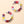 Hexagon Raffia Hoop Earrings - Colorful Design