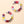Hexagon Raffia Hoop Earrings - Colorful Design