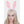 Diona J Bunny Rabbit Round Easter Fur Headbands Hair Accessories Party Costume 2