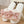 White Bow Knot Decor Open Toe Plush Slippers