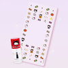 THE CREME SHOP X HELLO KITTY FALL NAIL DECALS W CLEAR POLISH SET SPOOKY SWEET