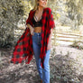 Lightweight Buffalo Check Kimono