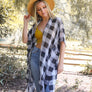 Lightweight Buffalo Check Kimono