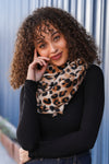 Basic Leopard Print Infinity Scarf