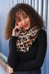 Basic Leopard Print Infinity Scarf