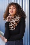 Basic Leopard Print Infinity Scarf