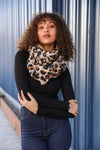 Basic Leopard Print Infinity Scarf