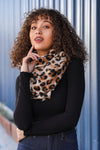 Basic Leopard Print Infinity Scarf